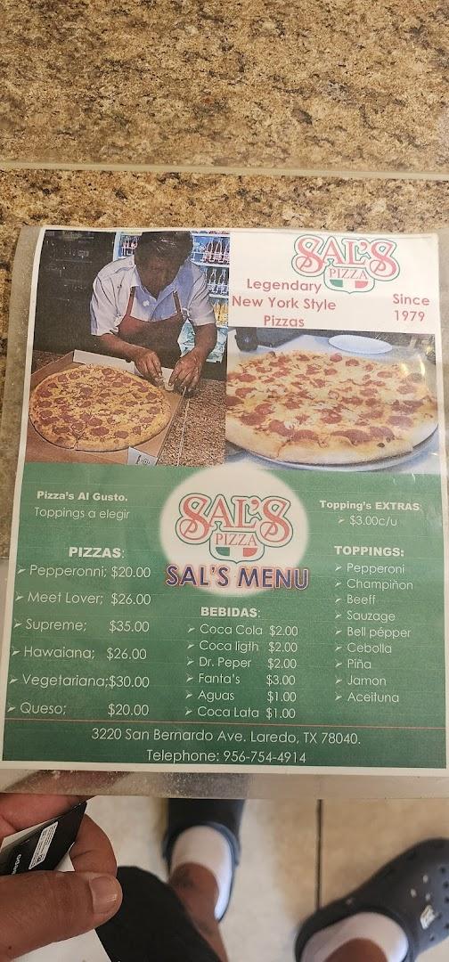 Sal's Pizza Menu image 3